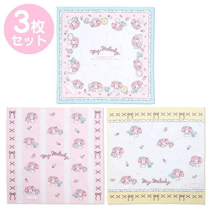 Sanrio (Sanrio) My Melody Lunch Cloth 3 Piece Set (Frill) 880019- Japan Figure Store - #1 Bring To You The Best Japanese Goods