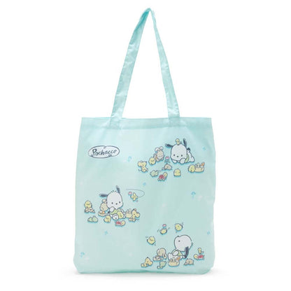 SANRIO Tote Bag With 3 Pockets Pochacco Spring Version- Japan Figure Store - #1 Bring To You The Best Japanese Goods
