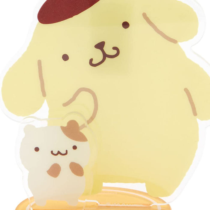 SANRIO Acrylic Stand With Clip Pom Pom Purin- Japan Figure Store - #1 Bring To You The Best Japanese Goods