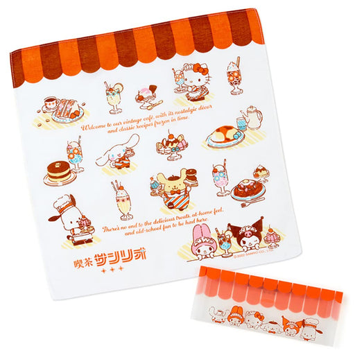 SANRIO - Characters Oshibori-Style Handkerchief - Cafe SANRIO - 2Nd Store- Japan Figure Store - #1 Bring To You The Best Japanese Goods