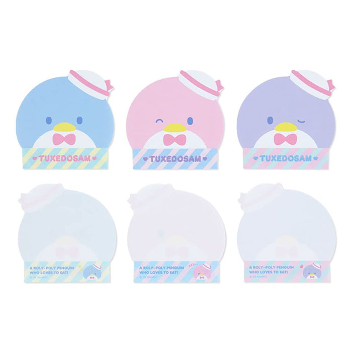 SANRIO Character Face Shaped Memo Tuxedo Sam- Japan Figure Store - #1 Bring To You The Best Japanese Goods