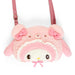 Sanrio My Melody Shoulder Bag 28.5x5x17.6cm Latekuma Baby 973467- Japan Figure Store - #1 Bring To You The Best Japanese Goods