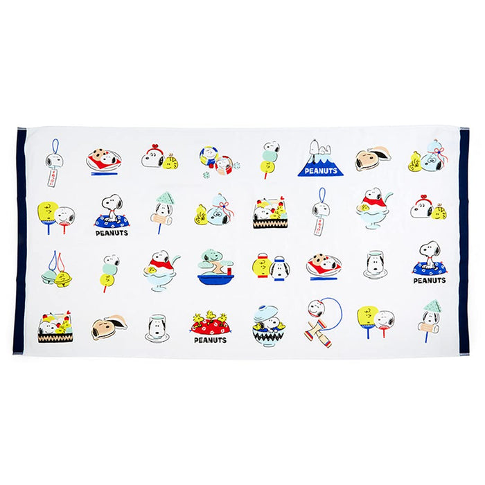 SANRIO Bath Towel Snoopy Japanese Style Design- Japan Figure Store - #1 Bring To You The Best Japanese Goods
