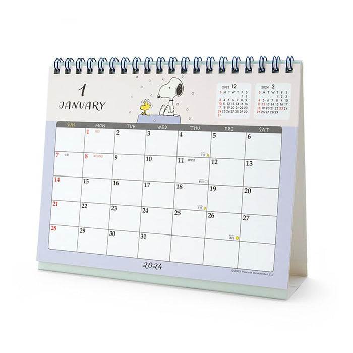 Sanrio Snoopy Ring Calendar 2024 Japan 700002- Japan Figure Store - #1 Bring To You The Best Japanese Goods