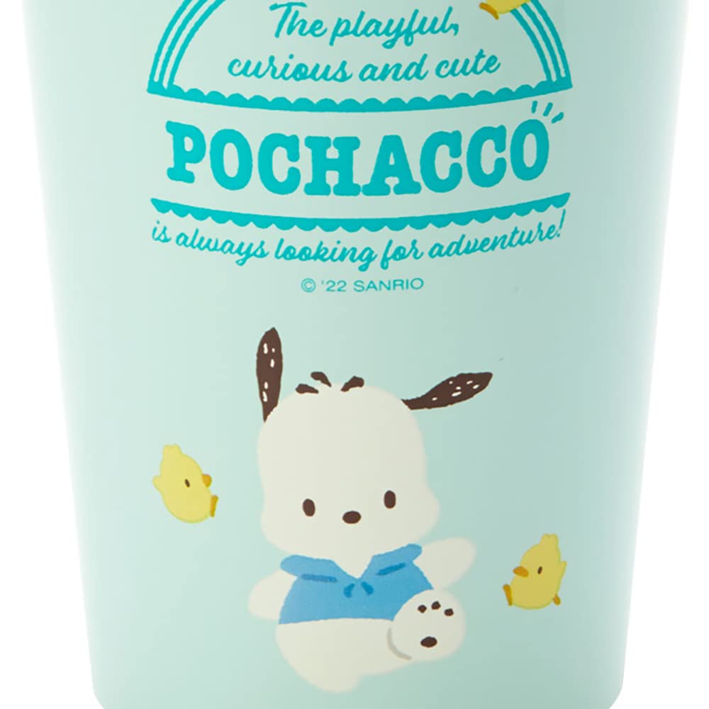 Sanrio Stainless Tumbler 400Ml Green Vacuum Pochakko Character 125164 Sanrio- Japan Figure Store - #1 Bring To You The Best Japanese Goods
