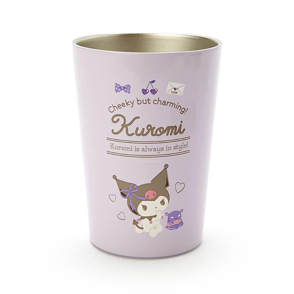 Sanrio Stainless Tumbler 400Ml Purple Vacuum Kuromi Kuromi Character 125229 Sanrio- Japan Figure Store - #1 Bring To You The Best Japanese Goods