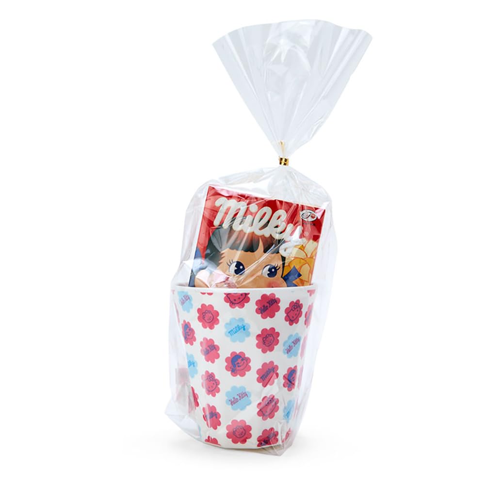 Sanrio Hello Kitty Milky & Melamine Cup 11x8.7x8.7cm 040240- Japan Figure Store - #1 Bring To You The Best Japanese Goods