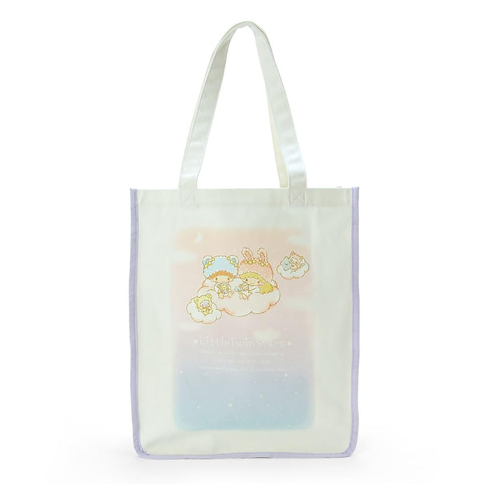Sanrio Little Twin Stars Kikirara Tote Bag 38x31x10cm 231185- Japan Figure Store - #1 Bring To You The Best Japanese Goods