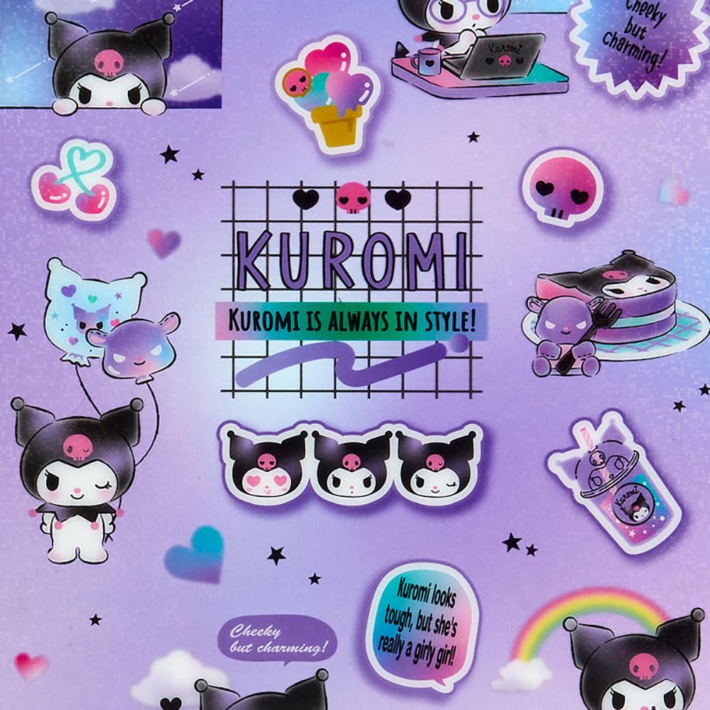 Sanrio Kuromi-Chan 18x0.1x25cm Kids Stationery 484920- Japan Figure Store - #1 Bring To You The Best Japanese Goods