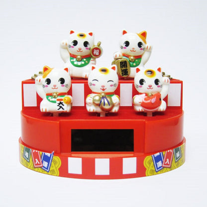 Santa Solar Lucky Cats 1 From Japan- Japan Figure Store - #1 Bring To You The Best Japanese Goods