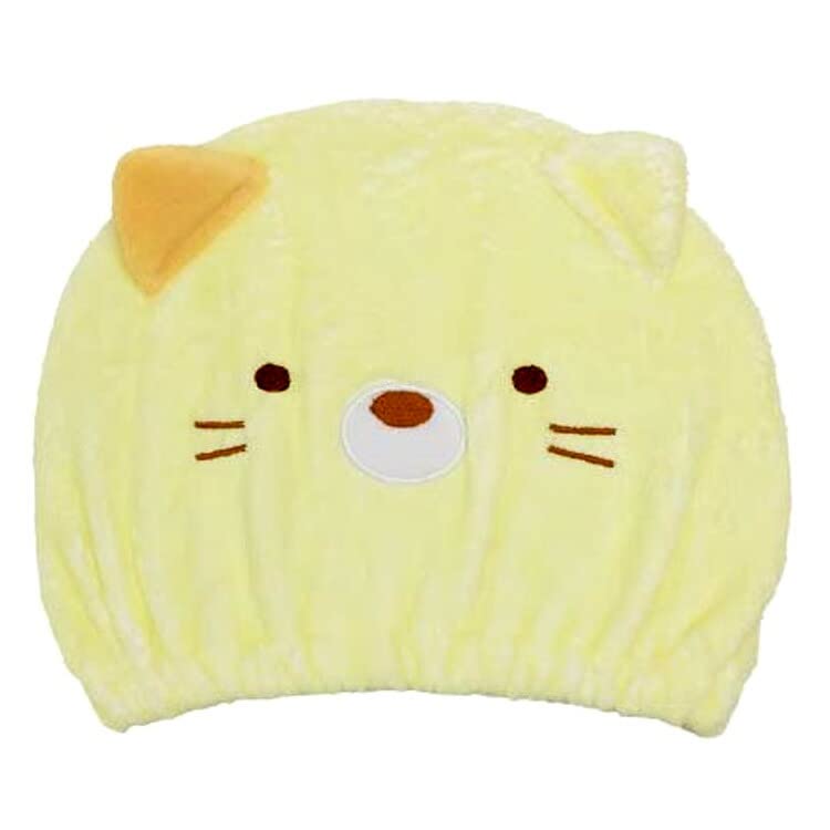 Santan Sumikko Gurashi Towel Cap 3 Cat Japan 322655 San-X Kids Swimming Pool After Bath- Japan Figure Store - #1 Bring To You The Best Japanese Goods