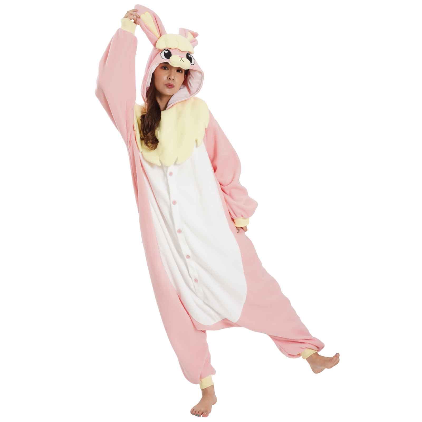 Sazac Southwark Rabbit Kigurumi Fleece 2933 Pink- Japan Figure Store - #1 Bring To You The Best Japanese Goods
