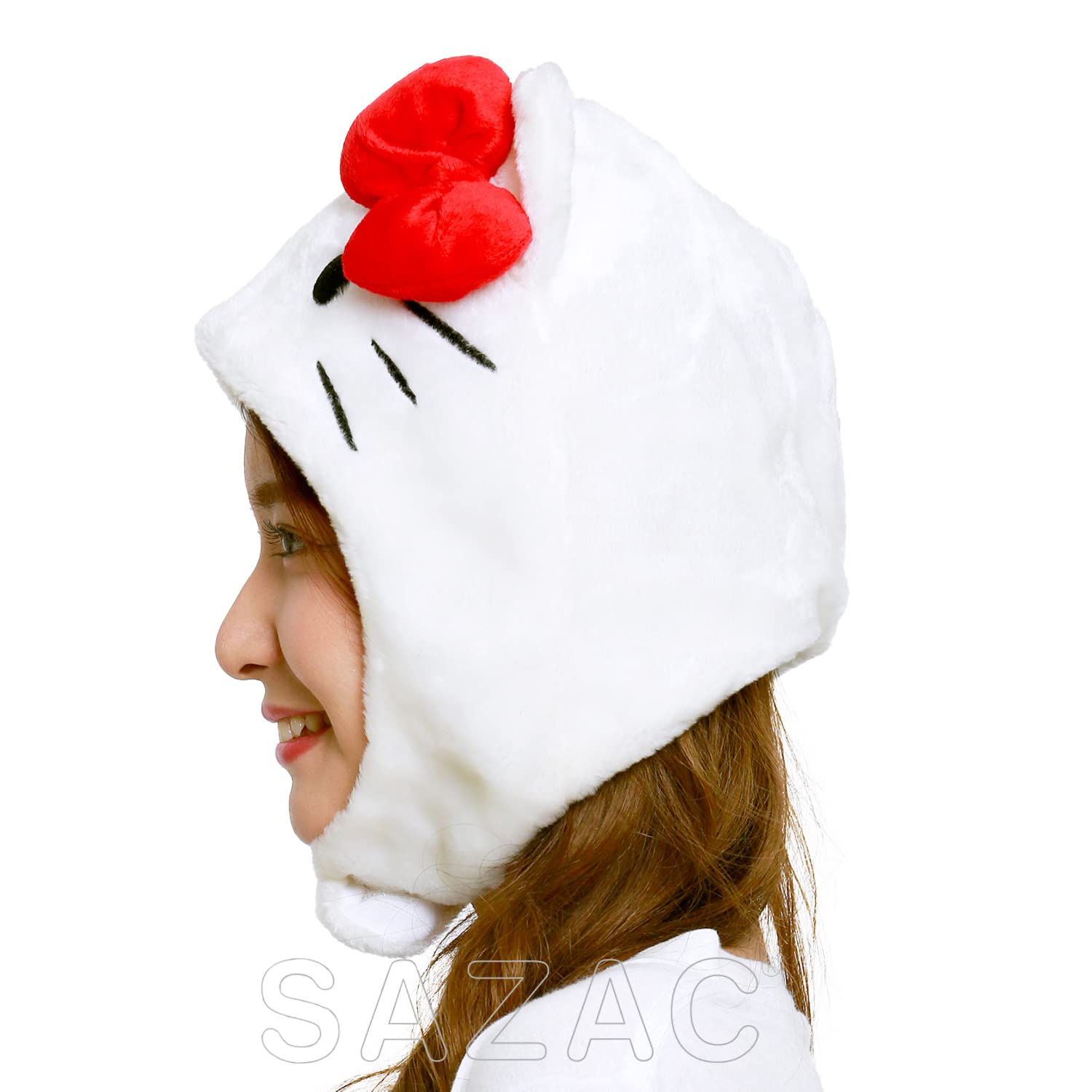 Sazac Kigurumi Cap Japan Sanrio Hello Kitty- Japan Figure Store - #1 Bring To You The Best Japanese Goods