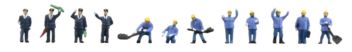 Tomytec Japan Scene Collection Human Railway Worker 2 Diorama Supplies 104-2- Japan Figure Store - #1 Bring To You The Best Japanese Goods