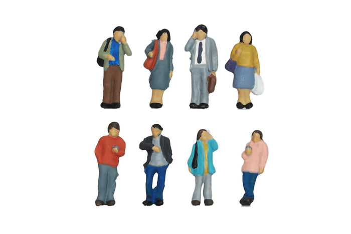 TOMYTEC Ningen 136 Model People 'People Standing' N Scale- Japan Figure Store - #1 Bring To You The Best Japanese Goods