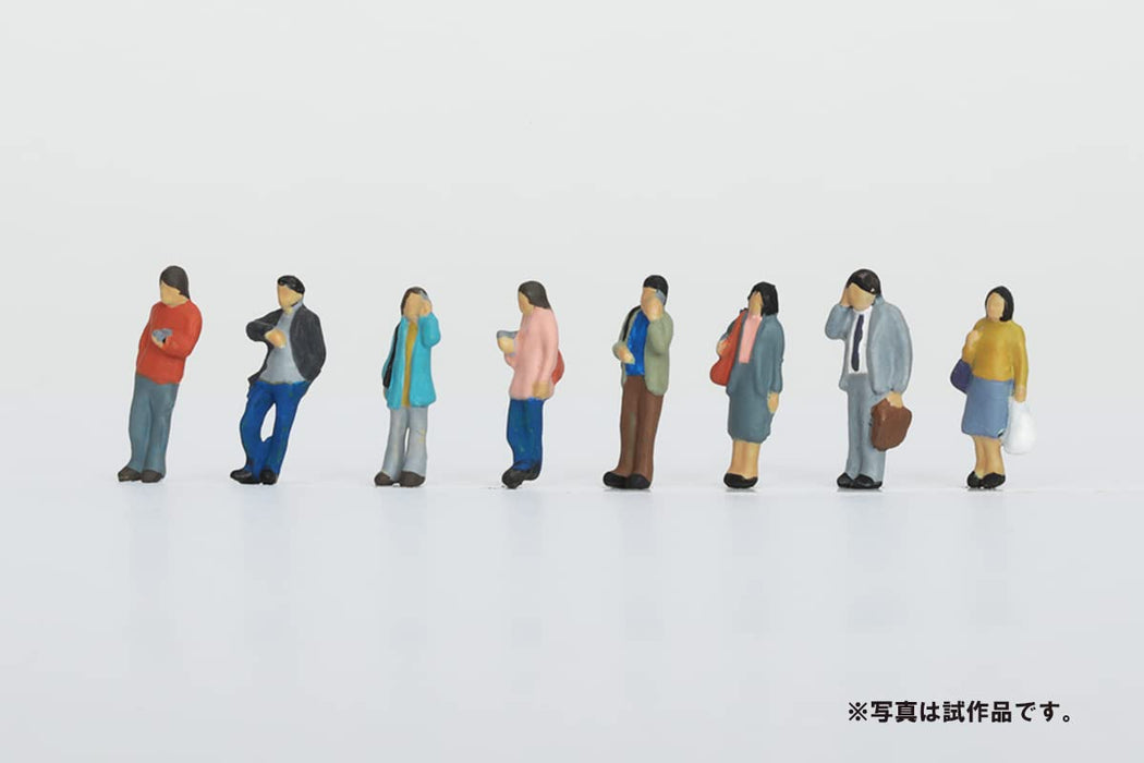 TOMYTEC Ningen 136 Model People 'People Standing' N Scale- Japan Figure Store - #1 Bring To You The Best Japanese Goods