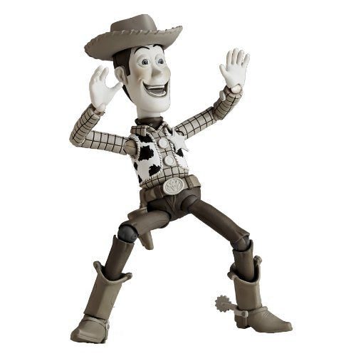 Kaiyodo Toy Story Woody Revoltech 010Ex Sepia Color Ver. Action Figure Japan- Japan Figure Store - #1 Bring To You The Best Japanese Goods
