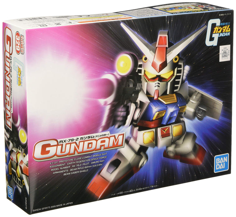 BANDAI Sd Bb 329 Gundam Rx-78-2 Gundam Animation Color Plastic Model Kit- Japan Figure Store - #1 Bring To You The Best Japanese Goods