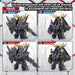 Bandai Spirits Sd Gundam Cross Silhouette UC Unicorn Banshee & Banshee Norn Model Set- Japan Figure Store - #1 Bring To You The Best Japanese Goods