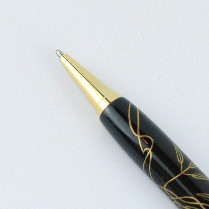 Sekisei Wajima Lacquer Makie Gafu Ballpoint Pen Ax-8807 Crane- Japan Figure Store - #1 Bring To You The Best Japanese Goods