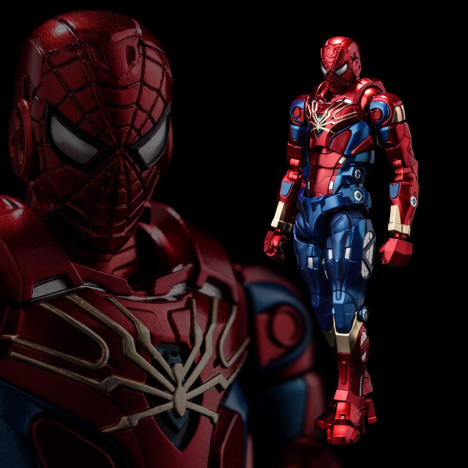Sentinel Fighting Armor Iron Spider Non-Scale Abs Die-Cast Painted Action Figure- Japan Figure Store - #1 Bring To You The Best Japanese Goods