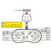 COLUMBUS CIRCLE Rapid Fire Controller 16 For Sfc Super Famicom Nintendo- Japan Figure Store - #1 Bring To You The Best Japanese Goods