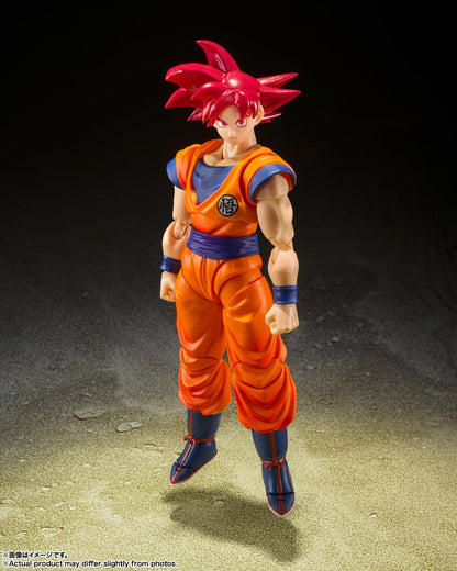 Sh Figuarts Dragon Ball Super SSG Goku | Bandai Spirits | 140mm PVC Figure- Japan Figure Store - #1 Bring To You The Best Japanese Goods