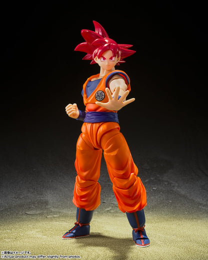 Sh Figuarts Dragon Ball Super SSG Goku | Bandai Spirits | 140mm PVC Figure- Japan Figure Store - #1 Bring To You The Best Japanese Goods