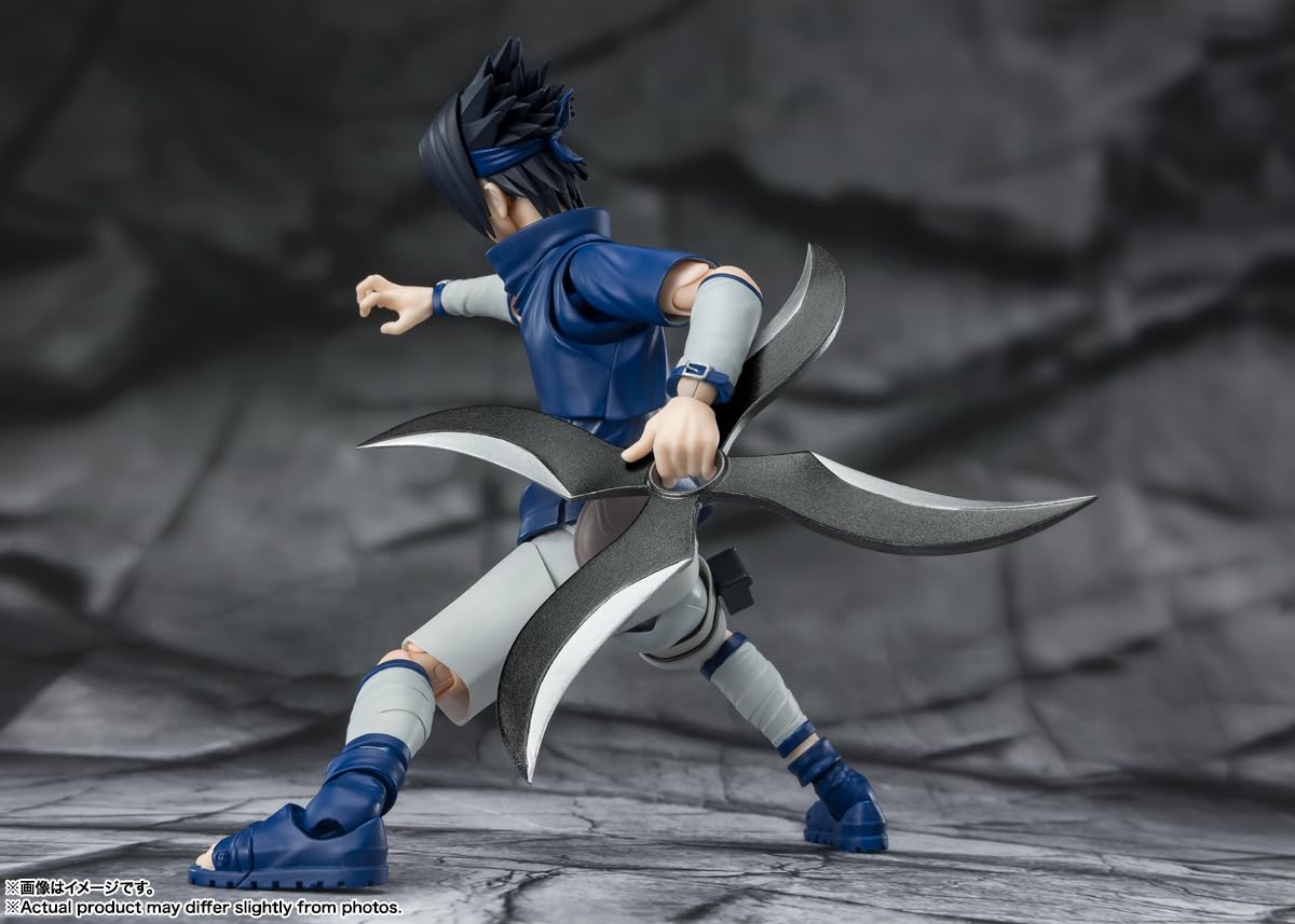 Bandai Spirits Sh Figuarts Uchiha Sasuke Ninja Figure ABS/PVC 135mm B64937- Japan Figure Store - #1 Bring To You The Best Japanese Goods