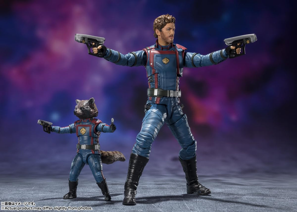 Bandai Spirits Star Lord & Rocket Raccoon Action Figures Guardians of the Galaxy Vol. 3 PVC & ABS- Japan Figure Store - #1 Bring To You The Best Japanese Goods