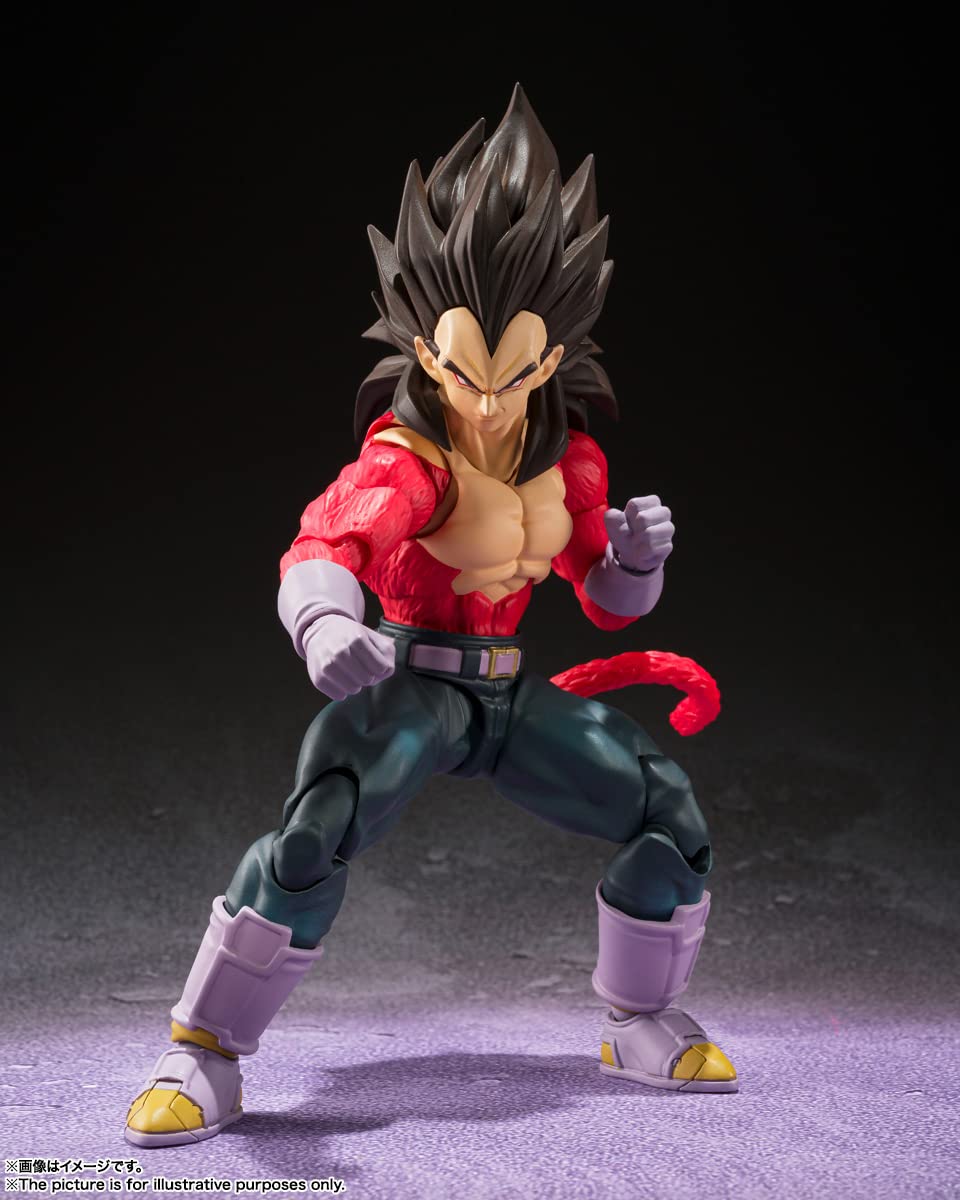 Bandai Spirits Sh Figuarts Dragon Ball GT Super Saiyan 4 Vegeta BAS63911 130mm Movable Figure- Japan Figure Store - #1 Bring To You The Best Japanese Goods