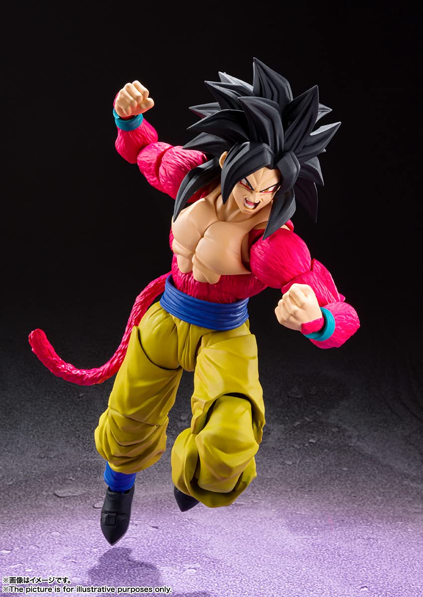 BANDAI - S.H. Figuarts Super Saiyan 4 Son Goku Figure - Dragon Ball Gt- Japan Figure Store - #1 Bring To You The Best Japanese Goods