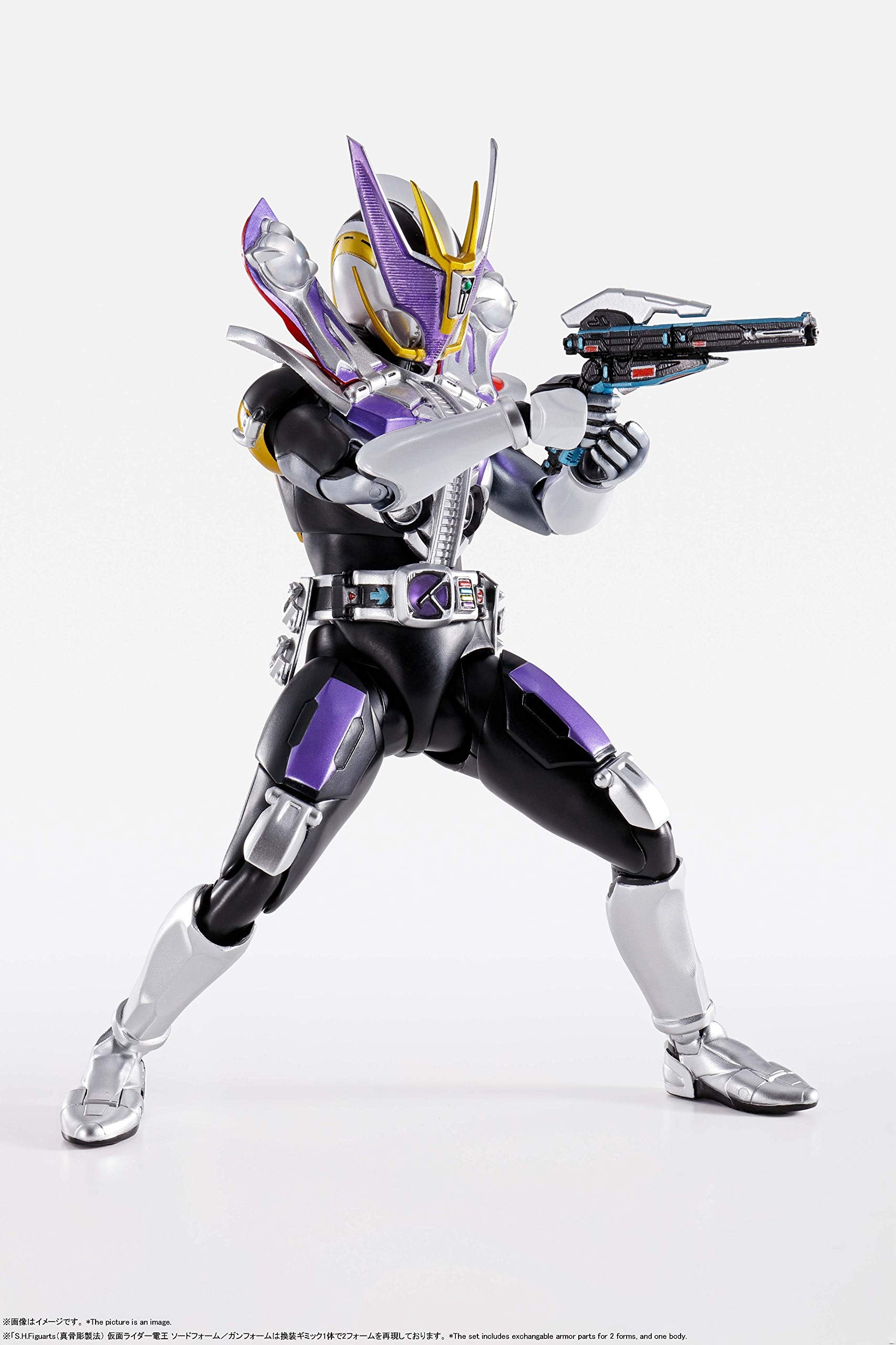 Shfiguarts Kamen Rider Den-O Sword Form/Gun Form (True Bone Carving Method) Approx. 145Mm Abs Pvc Painted Movable Figure- Japan Figure Store - #1 Bring To You The Best Japanese Goods