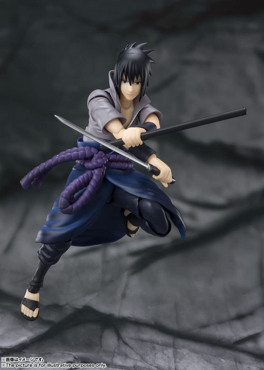 BANDAI S.H. Figuarts Sasuke Uchiha Figure Naruto: Shippuuden- Japan Figure Store - #1 Bring To You The Best Japanese Goods