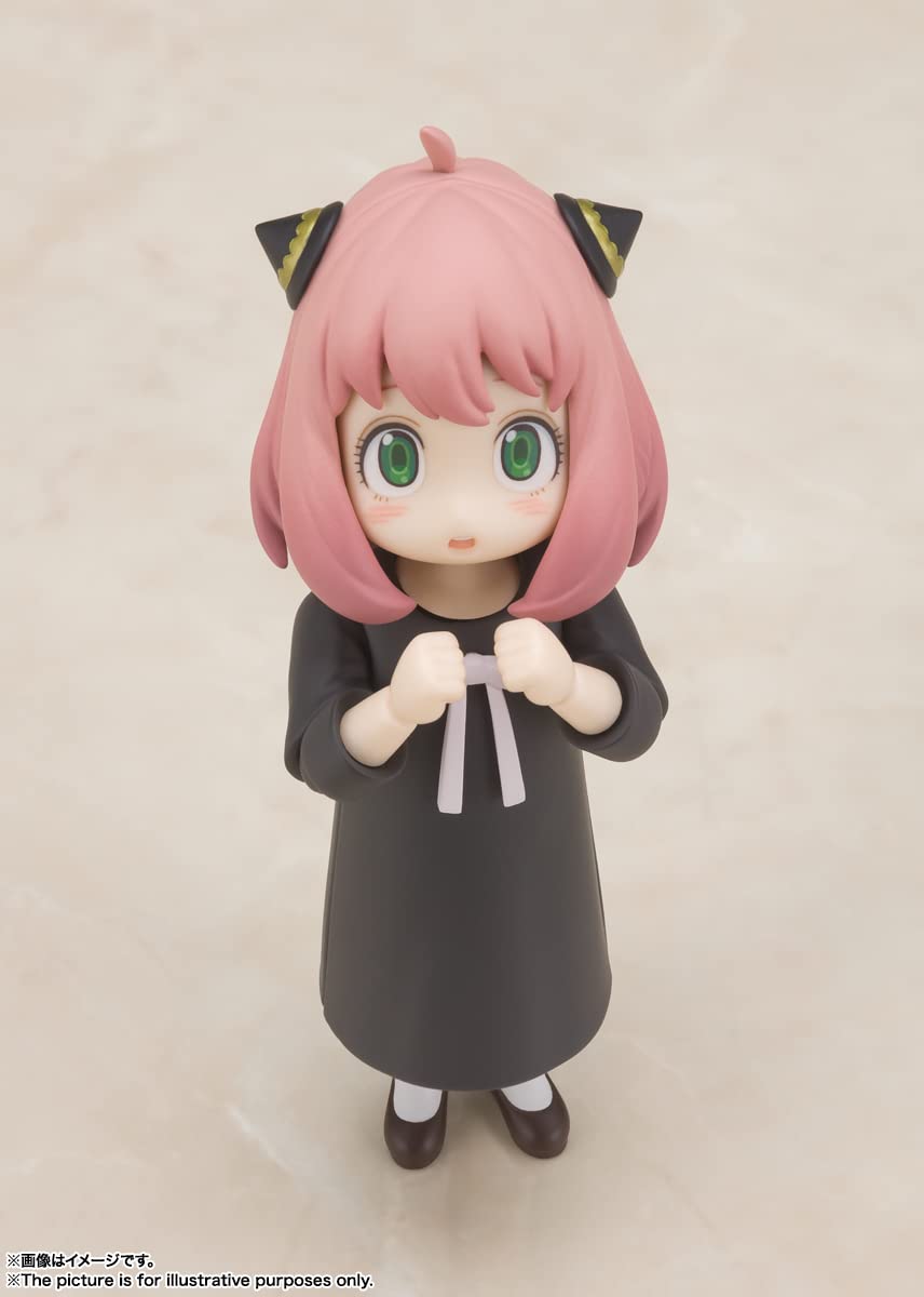 Bandai S.h. Figuarts Spy x Family Anya Forger Approx Abs & Pvc Pre-Painted Action Figure- Japan Figure Store - #1 Bring To You The Best Japanese Goods