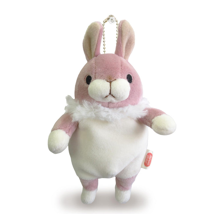 Shinada Global Mochi Rabbit Standing Ears Pink Mini 7x5x14cm- Japan Figure Store - #1 Bring To You The Best Japanese Goods