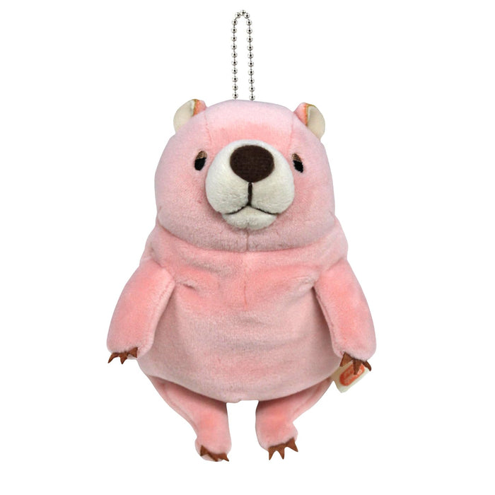 Shinada Global Mochikuma Pink Stuffed Bear Animal Moku-0088P 7x5x14cm- Japan Figure Store - #1 Bring To You The Best Japanese Goods
