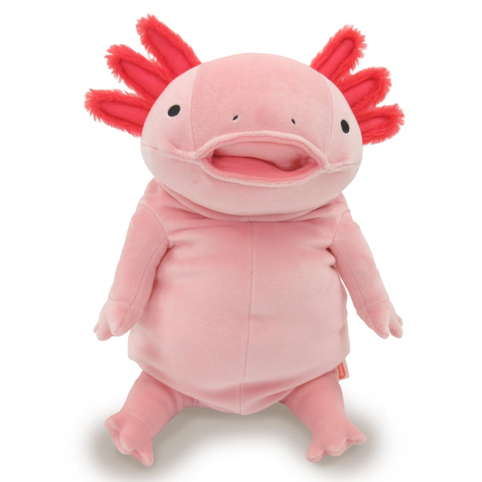 Shinada Global Mochiupa Pink Axolotl MOUP-0350P 22x22x30cm Stuffed Toy- Japan Figure Store - #1 Bring To You The Best Japanese Goods