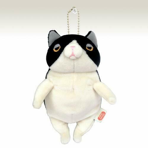 Shinada Global Mochineko Plush Hachiware Mini With Ball Chain - Japan Figure