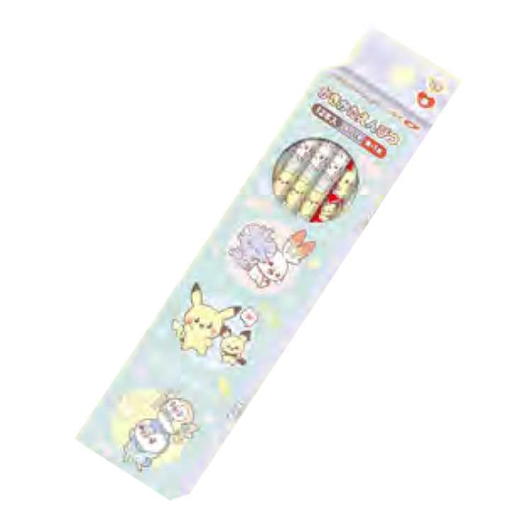 Showa Note Pokemon Pencils 2B Silver 12pc 669043- Japan Figure Store - #1 Bring To You The Best Japanese Goods