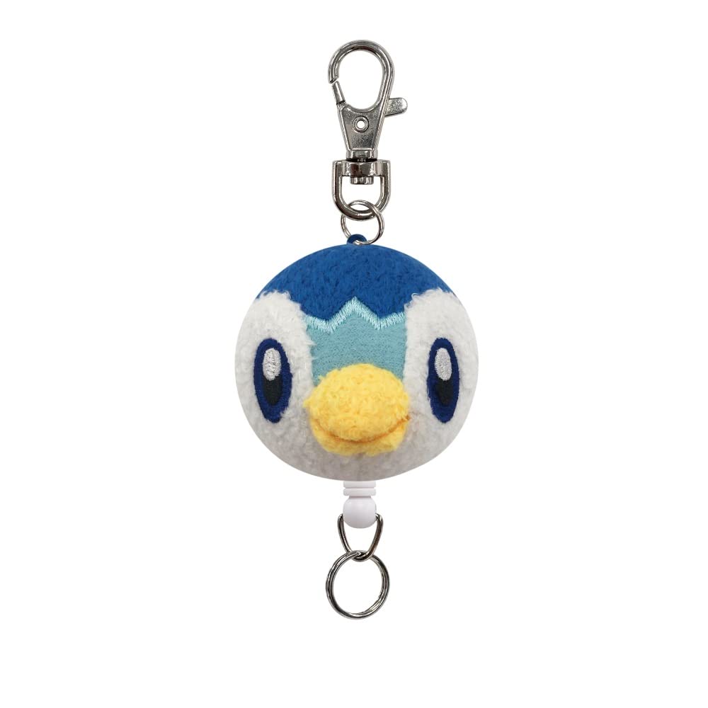 Pokemon Center Mascot Reel Keychain Piplup- Japan Figure Store - #1 Bring To You The Best Japanese Goods
