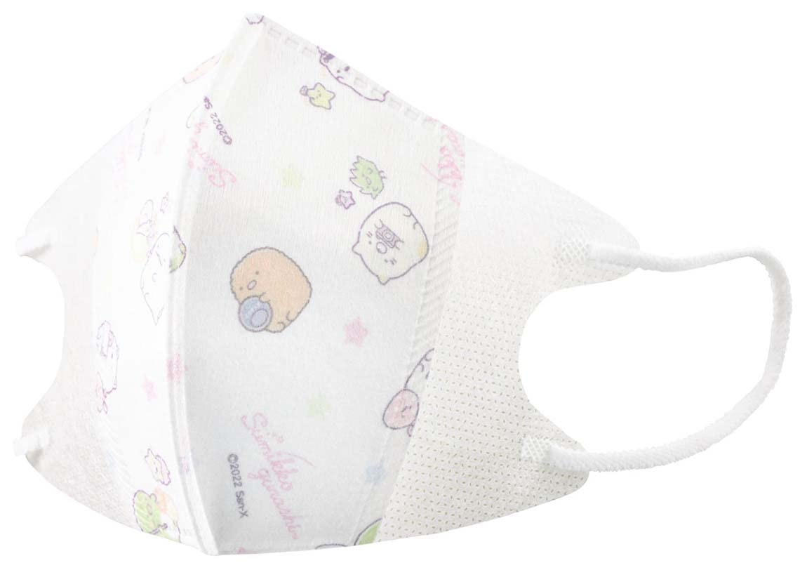 Skater Sumikko Starry Sky Sanpo Kids 3D Mask M 30P MskS30 Japanese 3D Mask For Kids- Japan Figure Store - #1 Bring To You The Best Japanese Goods