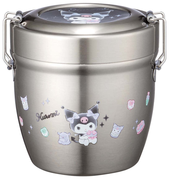 Skater Insulated Bento Box Bowl Type Stainless Steel 550Ml Japan Kuromi Sanrio- Japan Figure Store - #1 Bring To You The Best Japanese Goods