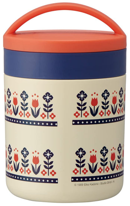 Thermal And Cold Insulated Delica Pot Modern Flower Ljfc3Ag Kiki'S Delivery Service- Japan Figure Store - #1 Bring To You The Best Japanese Goods