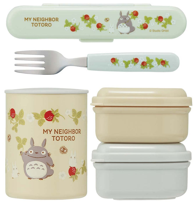 Skater Totoro Strawberry 560ml Lunch Box Jar KCLJC6AG-A- Japan Figure Store - #1 Bring To You The Best Japanese Goods