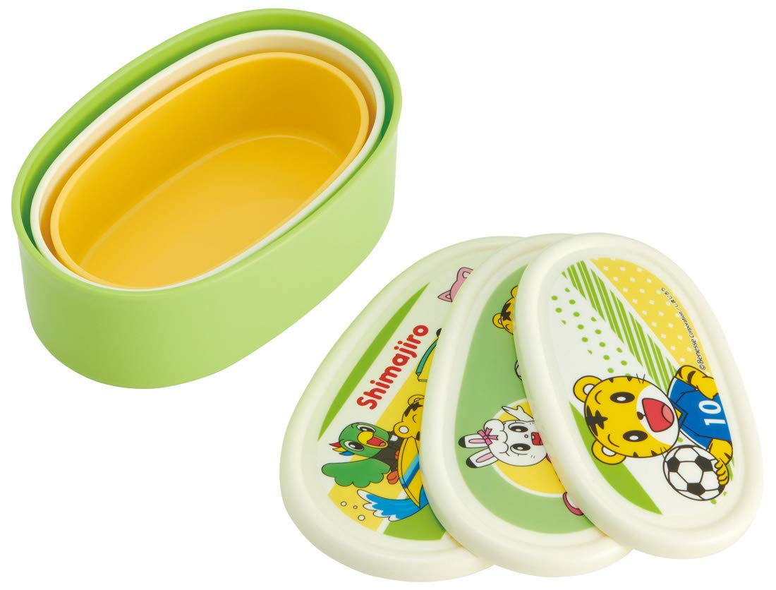 Skater Bento Box Set Of 3 Made In Japan 860Ml Srs3S - Shimajiro Sports Sealed Container- Japan Figure Store - #1 Bring To You The Best Japanese Goods