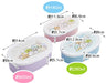 Skater Bento Box Sumikkogurashi Rabbit Rice 860Ml Set Of 3 Sealed Container Storage Container Made In Japan Srs3Sag-A- Japan Figure Store - #1 Bring To You The Best Japanese Goods