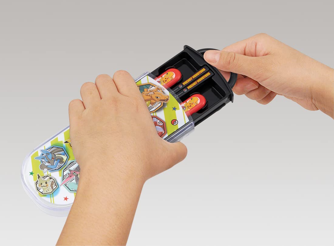 Skater Children&S Antibacterial Trio Set Chopsticks Spoon Fork Pokemon 23 Made In Japan Tacc2Ag-A- Japan Figure Store - #1 Bring To You The Best Japanese Goods