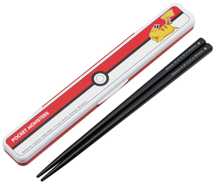 Skater Chopsticks Chopstick Box Set Pokemon Pokeball 18Cm Antibacterial Adult Made In Japan Abc3Ag-A- Japan Figure Store - #1 Bring To You The Best Japanese Goods