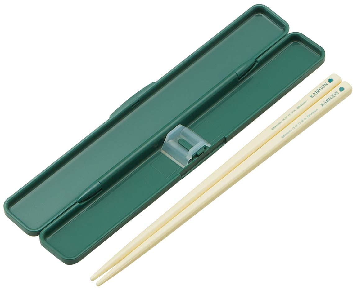 Skater Pokemon Snorlax Chopsticks Box Set 18cm Antibacterial Japan ABC3AG-A- Japan Figure Store - #1 Bring To You The Best Japanese Goods